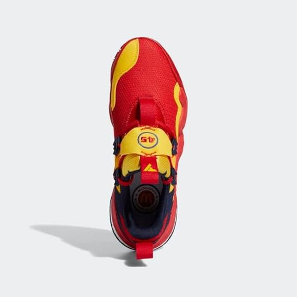 NWT adidas Men\'s Trae Young 1 Shoes,red/bold gold/team navy-Size 11.5 main image 6